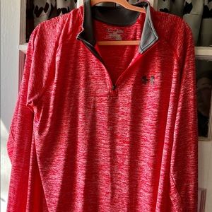 Under Armour Loose Fit Heat Gear Quarter Zip Top